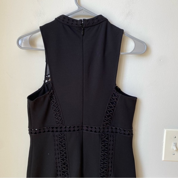 NWT Free People Sky Scraper Bodycon Crochet Mini Dress Size S Black Cocktail - Picture 10 of 15